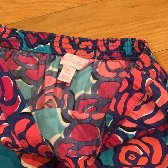 LILLY PULITZER - size large 8/10 girls skirt floral - Picture 4 of 4